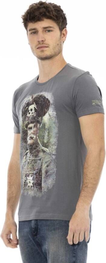 Trussardi T-Shirts Grijs Heren