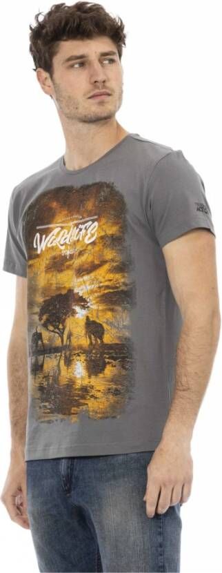 Trussardi T-Shirts Grijs Heren