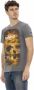 Trussardi Grijs T-shirt met korte mouwen en ronde hals Gray Heren - Thumbnail 2