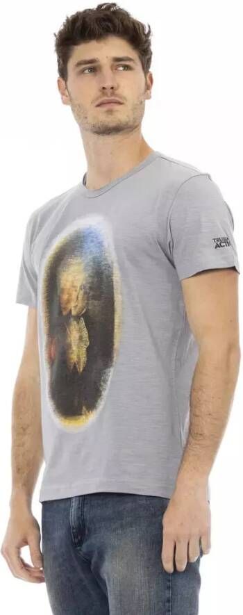 Trussardi T-Shirts Grijs Heren