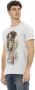 Trussardi Action Grijze Katoenen T-Shirt met Voorkant Print Gray Heren - Thumbnail 4