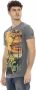 Trussardi Casual Korte Mouw Ronde Hals T-Shirt Gray Heren - Thumbnail 2