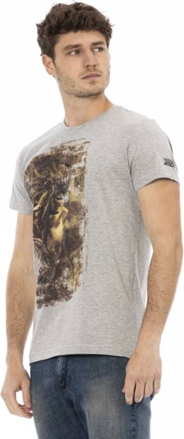 Trussardi T-Shirts Grijs Heren
