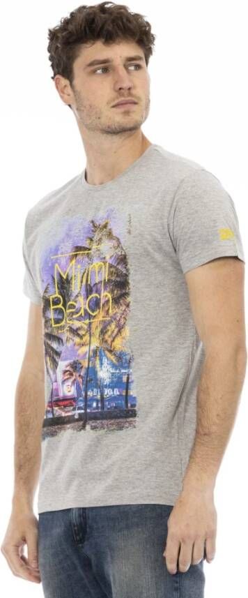 Trussardi T-Shirts Grijs Heren
