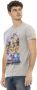 Trussardi Stijlvol Grijs Casual T-shirt met Eenvoudige Print Gray Heren - Thumbnail 2