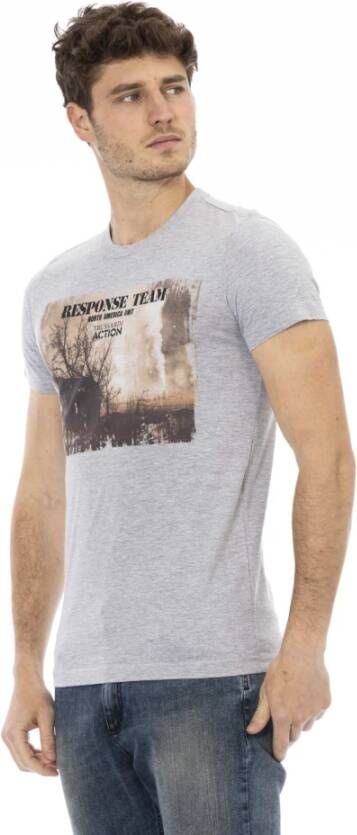 Trussardi T-Shirts Grijs Heren