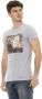 Trussardi Action Grijs Katoenen T-Shirt met Voorprint Gray - Thumbnail 2