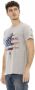 Trussardi Grijs T-shirt met korte mouwen en ronde hals Gray Heren - Thumbnail 2