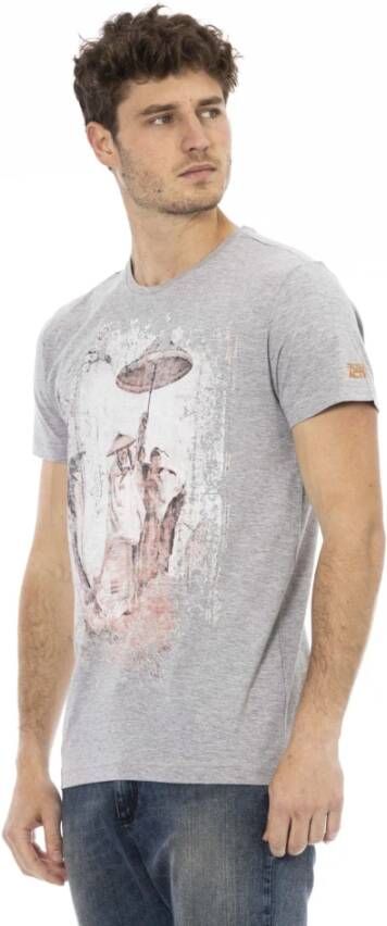 Trussardi T-Shirts Grijs Heren