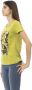 Trussardi Action Groene Katoenen T-shirt met Korte Mouwen Green Dames - Thumbnail 2