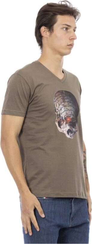 Trussardi T-Shirts Groen Heren