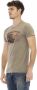 Trussardi Smaragd Tinten Katoenmix T-shirt Green Heren - Thumbnail 2