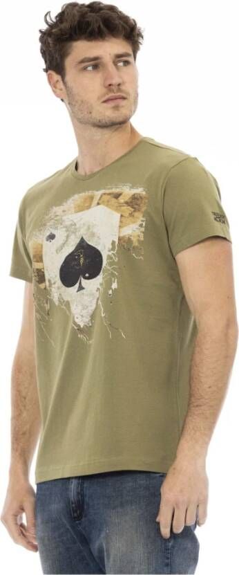 Trussardi T-Shirts Groen Heren
