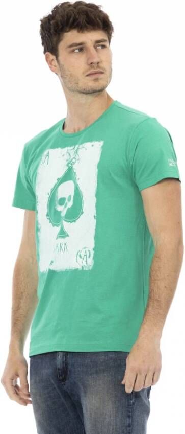 Trussardi T-Shirts Groen Heren