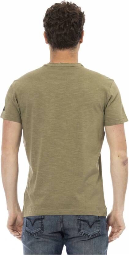 Trussardi T-Shirts Groen Heren