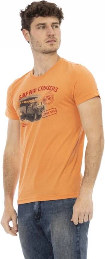 Trussardi T-Shirts Oranje Heren