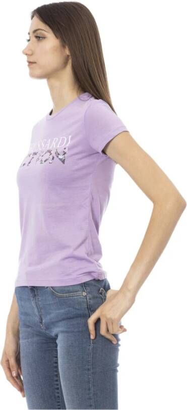 Trussardi T-Shirts Paars Dames