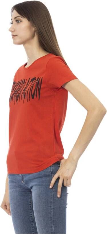 Trussardi T-Shirts Rood Dames
