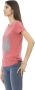 Trussardi Roze Bedrukt T-Shirt voor Vrouwen Pink Dames - Thumbnail 2