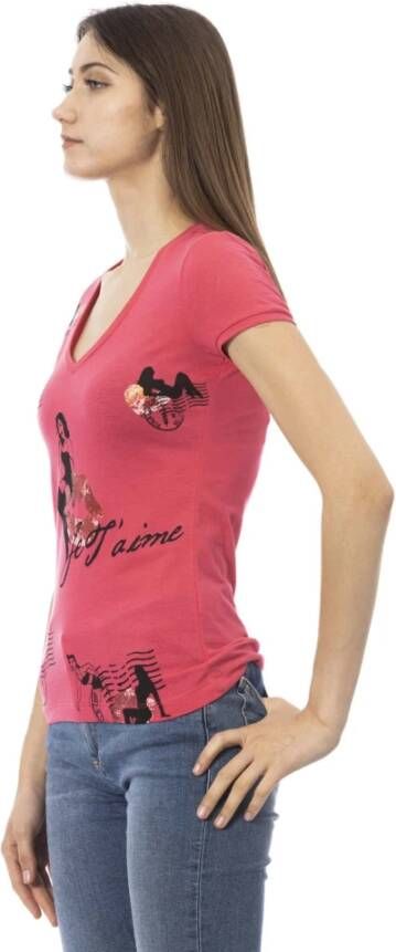 Trussardi T-Shirts Roze Dames