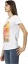 Trussardi Dames T-shirt met print op de voorkant White Dames - Thumbnail 2