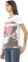 Trussardi Witte Katoenen T-shirt met Korte Mouwen en Voorkant Print White Dames - Thumbnail 2