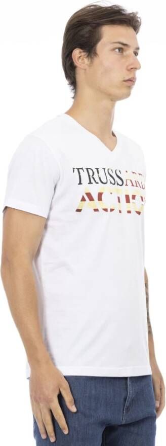 Trussardi T-Shirts Wit Heren