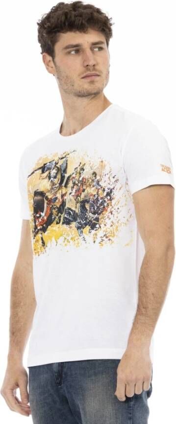 Trussardi T-Shirts Wit Heren