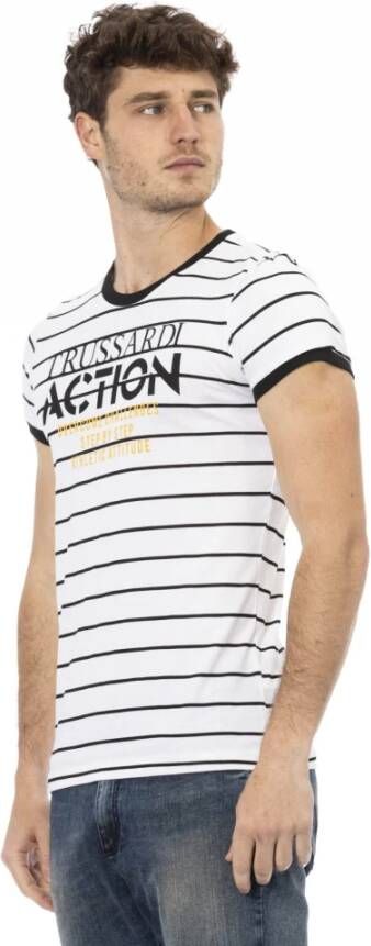 Trussardi T-Shirts Wit Heren