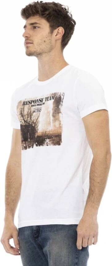 Trussardi T-Shirts Wit Heren