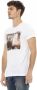 Trussardi Witte katoenen T-shirt met voorprint White Heren - Thumbnail 2