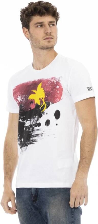 Trussardi T-Shirts Wit Heren