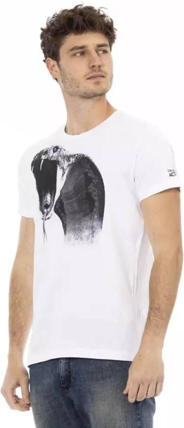 Trussardi T-Shirts Wit Heren