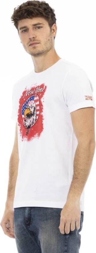 Trussardi T-Shirts Wit Heren
