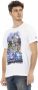 Trussardi Elegante witte katoenmix tee voor mannen White Heren - Thumbnail 2
