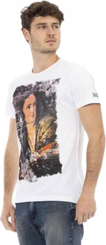 Trussardi T-Shirts Wit Heren