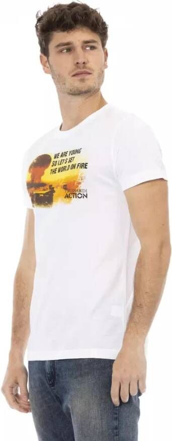 Trussardi T-Shirts Wit Heren
