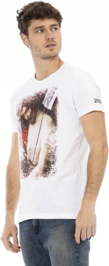 Trussardi T-Shirts Wit Heren