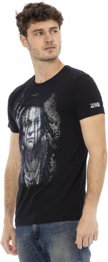 Trussardi T-Shirts Zwart Heren