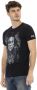 Trussardi Action Groene V-Hals T-Shirt met Voorkant Print Green Heren - Thumbnail 7