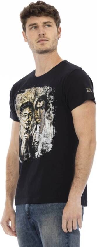 Trussardi T-Shirts Zwart Heren