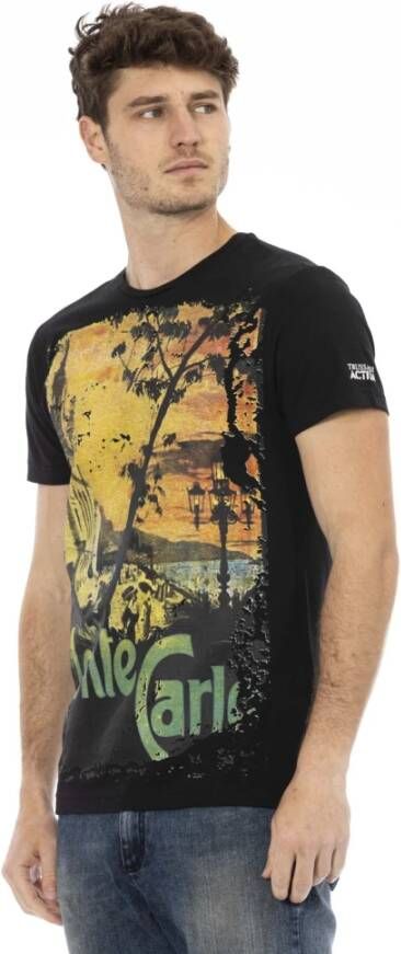 Trussardi T-Shirts Zwart Heren