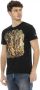 Trussardi Zwart katoenen blend T-shirt voor mannen Black Heren - Thumbnail 2