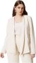 TWINSET MILANO Dames Blazers 10149489-cpc Creme - Thumbnail 8
