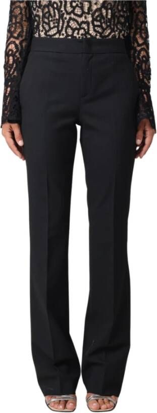 Twinset Casual zwarte broek Zwart Dames