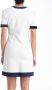 Twinset Elegante V-hals Jurk met Juweelknopen White Dames - Thumbnail 2