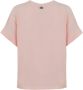 Twinset Dames T-shirt met veren: Korte mouwen ronde hals Roze Dames - Thumbnail 2