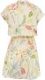 Twinset Bloemen Multicolor Kort Jurkje met Strik Multicolor Dames - Thumbnail 2