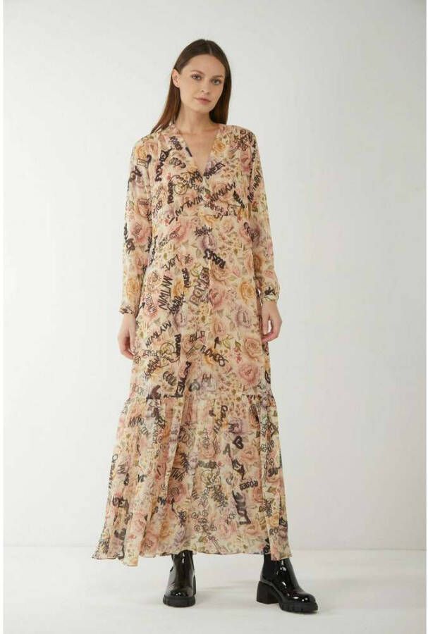 Twinset Dag Maxi -jurk Beige Dames