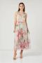 Twinset Lange jurk in Creponne Plisse Art. 231Tp2730 Multicolor Dames - Thumbnail 9
